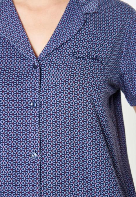 Pijama Dama Bumbac, Camasa și Short scurt Engros